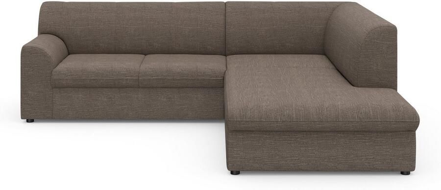 DOMO collection Hoekbank Topper L-vorm met ottomane naar keuze met slaapfunctie - Foto 4