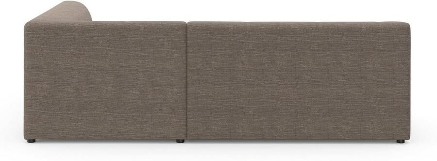 DOMO collection Hoekbank Topper L-vorm met ottomane naar keuze met slaapfunctie - Foto 5