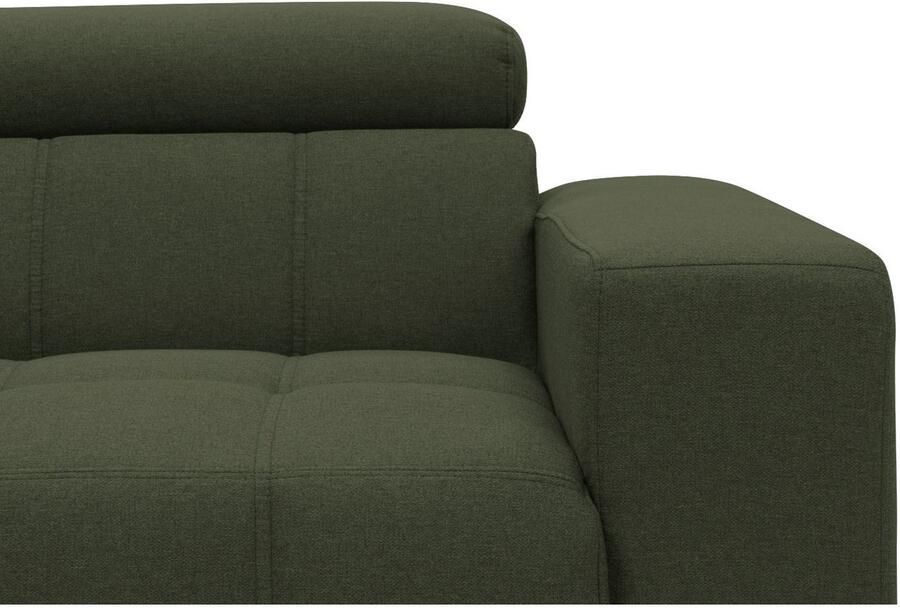 DOMO collection 2-zitsbank Trento met sledevoet of enkele voet keuze met hoofdeinde verstelbaar en in twee maten verkrijgbaar - Foto 7