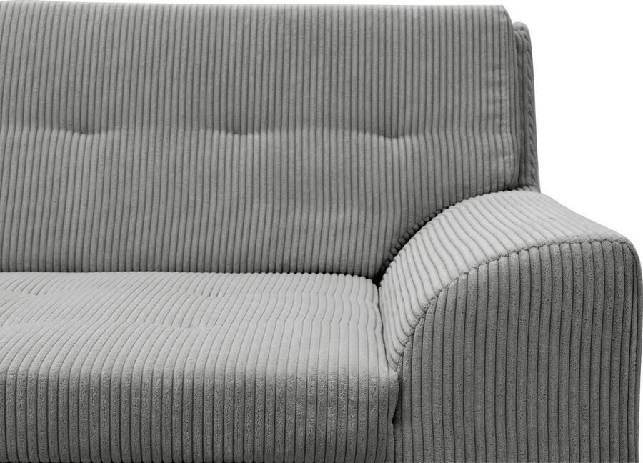 DOMO collection Hoekbank Treviso veel bekledingen ook in cord L-vorm B D H: 267 80 83 cm - Foto 2