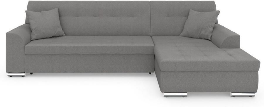 DOMO collection Hoekbank Treviso veel bekledingen ook in cord L-vorm B D H: 267 80 83 cm - Foto 5