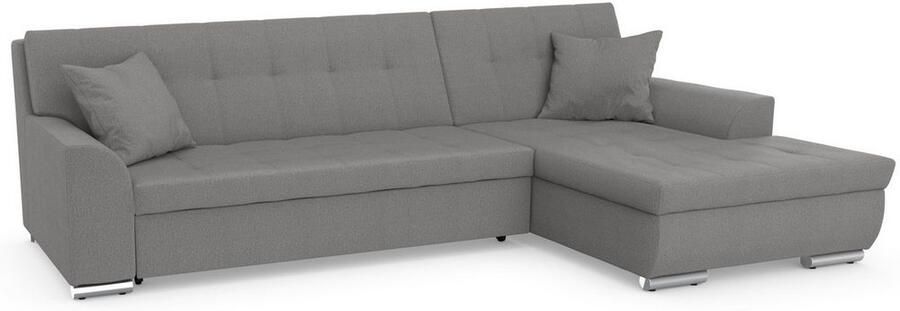 DOMO collection Hoekbank Treviso veel bekledingen ook in cord L-vorm B D H: 267 80 83 cm - Foto 8