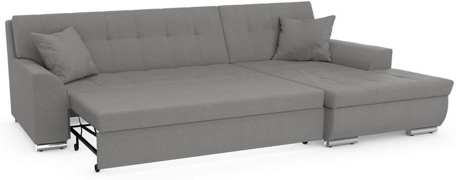 DOMO collection Hoekbank Treviso veel bekledingen ook in cord L-vorm B D H: 267 80 83 cm - Foto 6