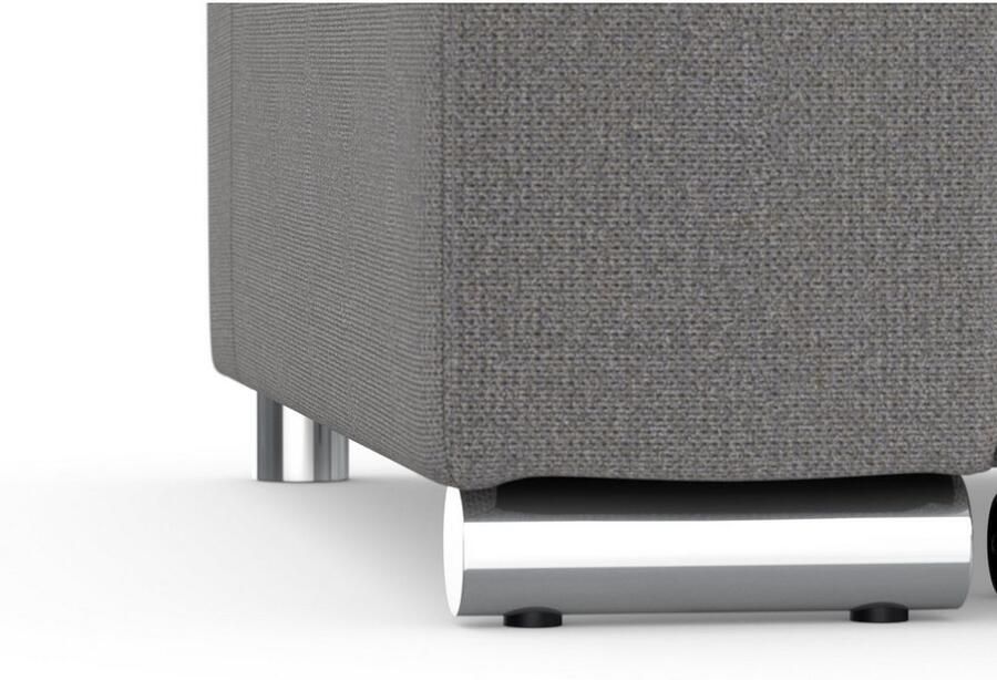DOMO collection Hoekbank Treviso veel bekledingen ook in cord L-vorm B D H: 267 80 83 cm - Foto 2
