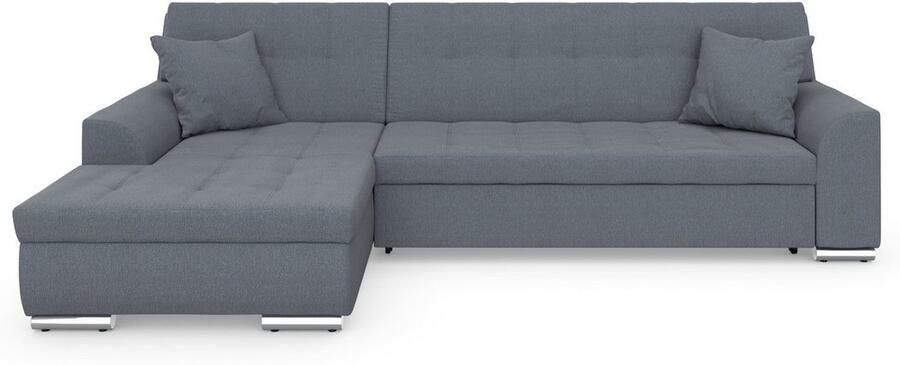 DOMO collection Hoekbank Treviso veel bekledingen ook in cord L-vorm B D H: 267 80 83 cm - Foto 5