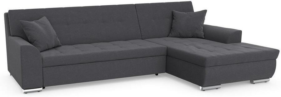 DOMO collection Hoekbank Treviso veel bekledingen ook in cord L-vorm B D H: 267 80 83 cm - Foto 8