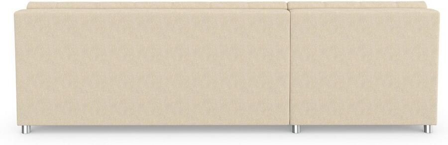 DOMO collection Hoekbank Treviso veel bekledingen ook in cord L-vorm B D H: 267 80 83 cm optioneel met slaapbank functie incl. sierkussens hoogwaardig doorgestikt patroon - Foto 8