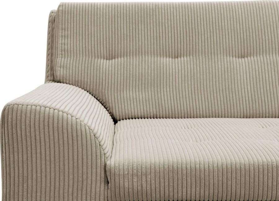 DOMO collection Hoekbank Treviso veel bekledingen ook in cord L-vorm B D H: 267 80 83 cm - Foto 2
