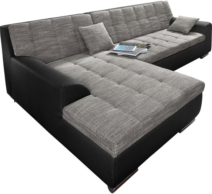 DOMO collection Hoekbank Treviso veel bekledingen ook in cord L-vorm B D H: 267 80 83 cm - Foto 2