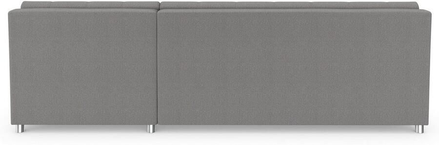 DOMO collection Hoekbank Treviso veel bekledingen ook in cord L-vorm B D H: 267 80 83 cm optioneel met slaapbank functie incl. sierkussens hoogwaardig doorgestikt patroon - Foto 8