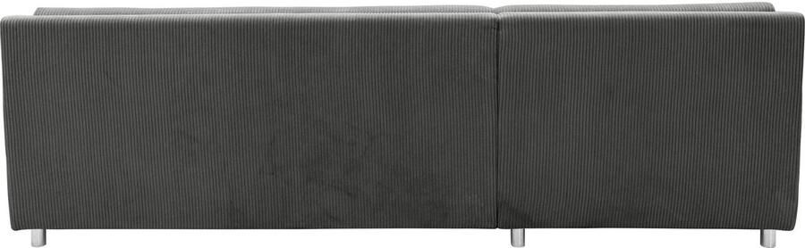 DOMO collection Hoekbank Treviso veel bekledingen ook in cord L-vorm B D H: 267 80 83 cm - Foto 8