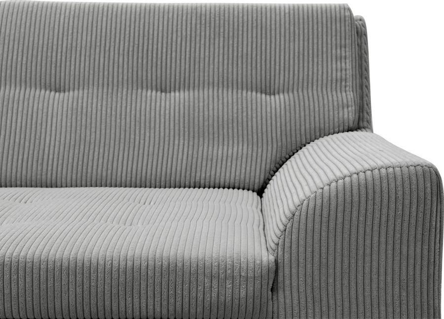 DOMO collection Hoekbank Treviso veel bekledingen ook in cord L-vorm B D H: 267 80 83 cm - Foto 2