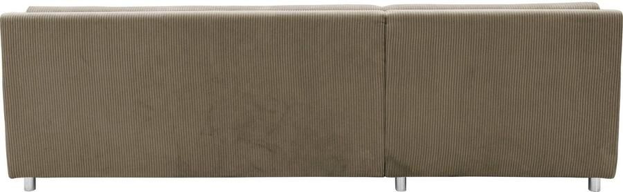 DOMO collection Hoekbank Treviso veel bekledingen ook in cord L-vorm B D H: 267 80 83 cm - Foto 8