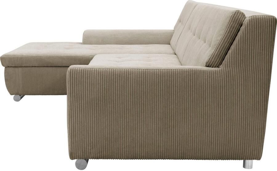 DOMO collection Hoekbank Treviso veel bekledingen ook in cord L-vorm B D H: 267 80 83 cm - Foto 4