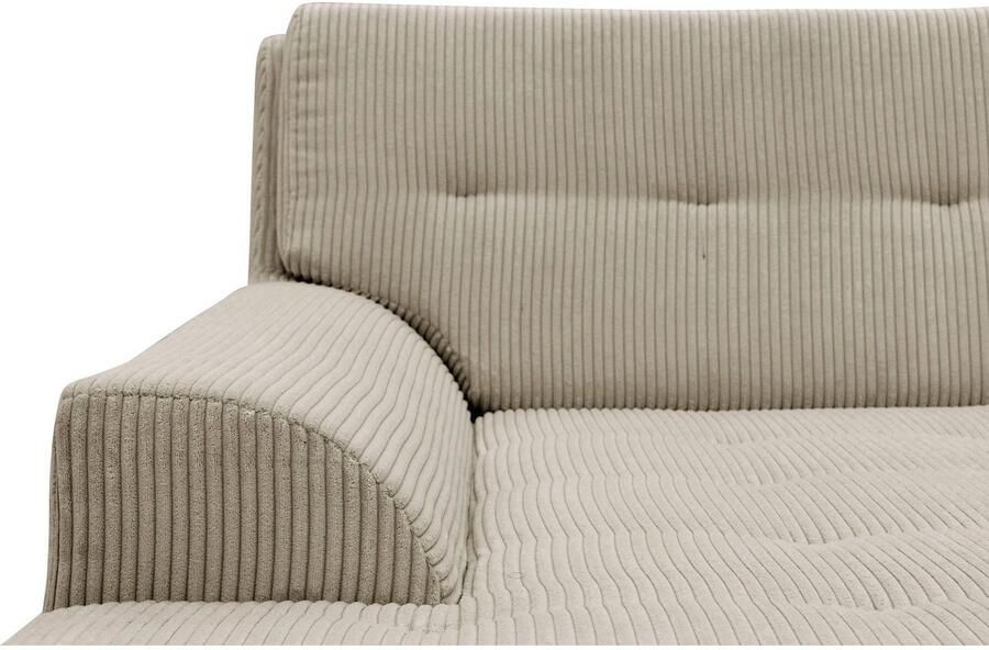 DOMO collection Hoekbank Treviso veel bekledingen ook in cord L-vorm B D H: 267 80 83 cm - Foto 3