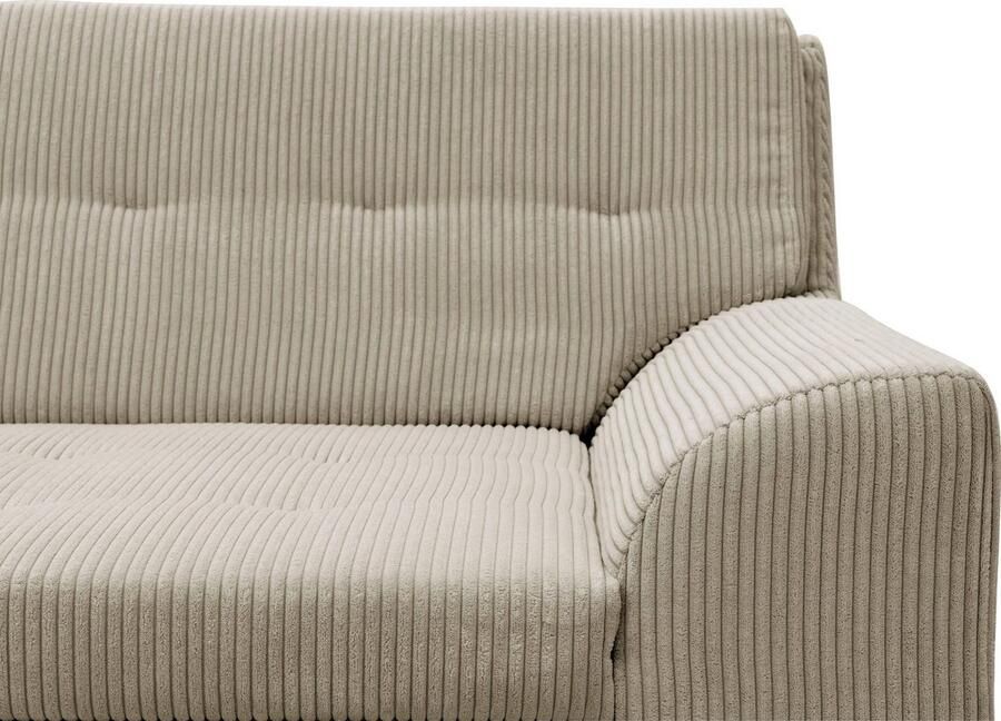DOMO collection Hoekbank Treviso veel bekledingen ook in cord L-vorm B D H: 267 80 83 cm - Foto 2