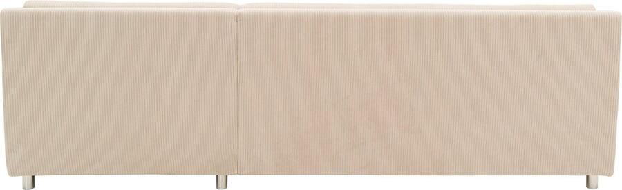 DOMO collection Hoekbank Treviso veel bekledingen ook in cord L-vorm B D H: 267 80 83 cm - Foto 8