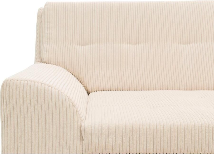 DOMO collection Hoekbank Treviso veel bekledingen ook in cord L-vorm B D H: 267 80 83 cm - Foto 2
