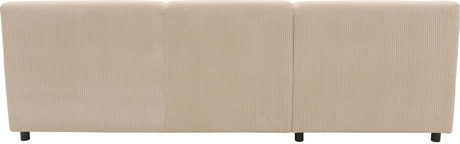 DOMO collection Hoekbank Turah 2 L-Vorm Corduroy of Luxe-Microvezel comfortabele binnenvering - Foto 11