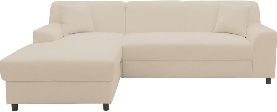 DOMO collection Hoekbank Turah 2 L-Vorm Corduroy of Luxe-Microvezel comfortabele binnenvering - Foto 8