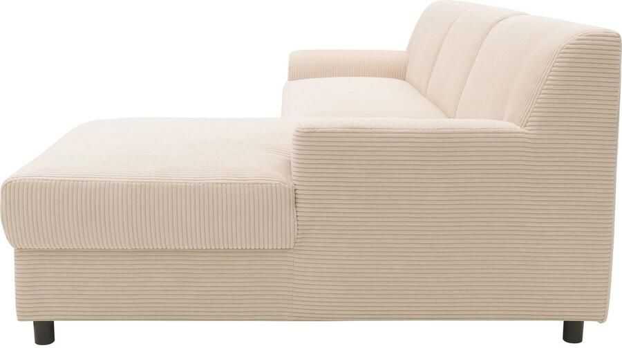 DOMO collection Hoekbank Turah 2 L-Vorm Corduroy of Luxe-Microvezel comfortabele binnenvering - Foto 8