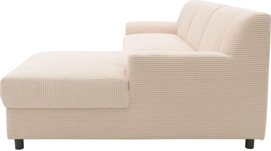 DOMO collection Hoekbank Turah 2 L-Vorm Corduroy of Luxe-Microvezel comfortabele binnenvering - Foto 8