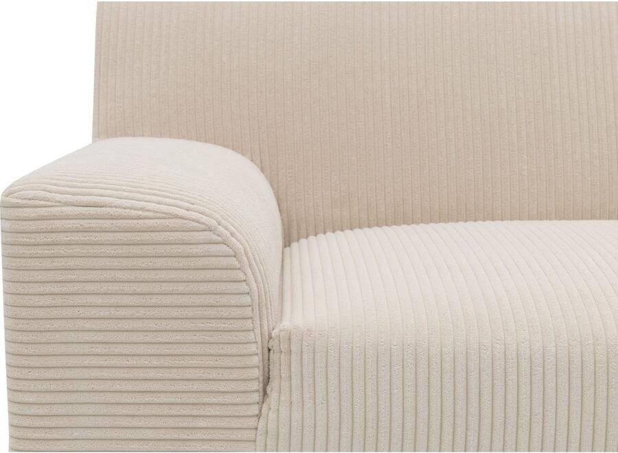 DOMO collection Hoekbank Turah 2 L-Vorm Corduroy of Luxe-Microvezel comfortabele binnenvering - Foto 4