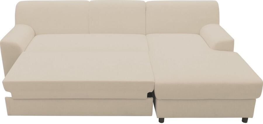 DOMO collection Hoekbank Turah 2 L-Vorm Corduroy of Luxe-Microvezel comfortabele binnenvering - Foto 8