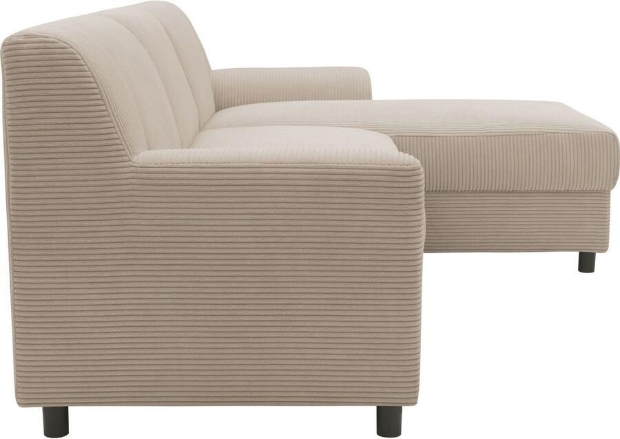 DOMO collection Hoekbank Turah 2 L-Vorm Corduroy of Luxe-Microvezel comfortabele binnenvering - Foto 5