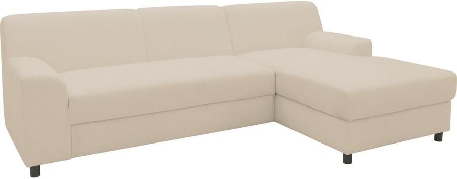 DOMO collection Hoekbank Turah 2 L-Vorm Corduroy of Luxe-Microvezel comfortabele binnenvering - Foto 9