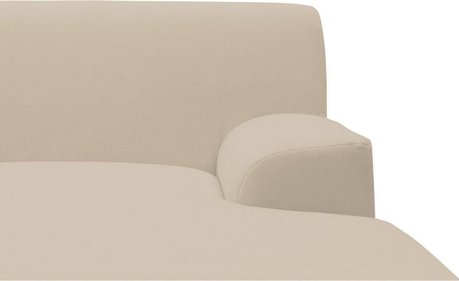 DOMO collection Hoekbank Turah 2 L-Vorm Corduroy of Luxe-Microvezel comfortabele binnenvering - Foto 6