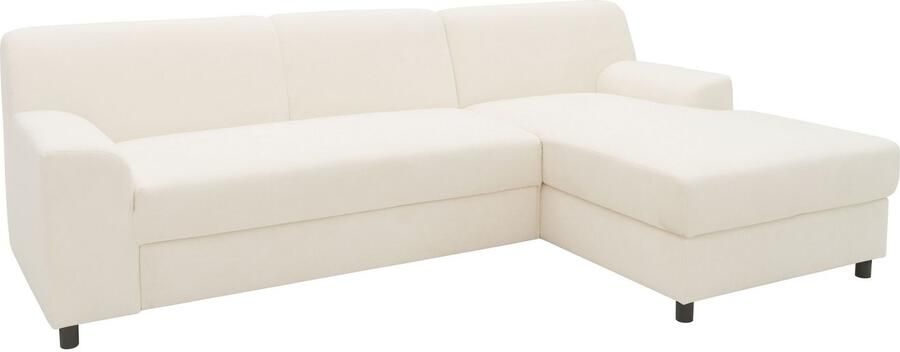 DOMO collection Hoekbank Turah 2 L-Vorm Corduroy of Luxe-Microvezel comfortabele binnenvering - Foto 10