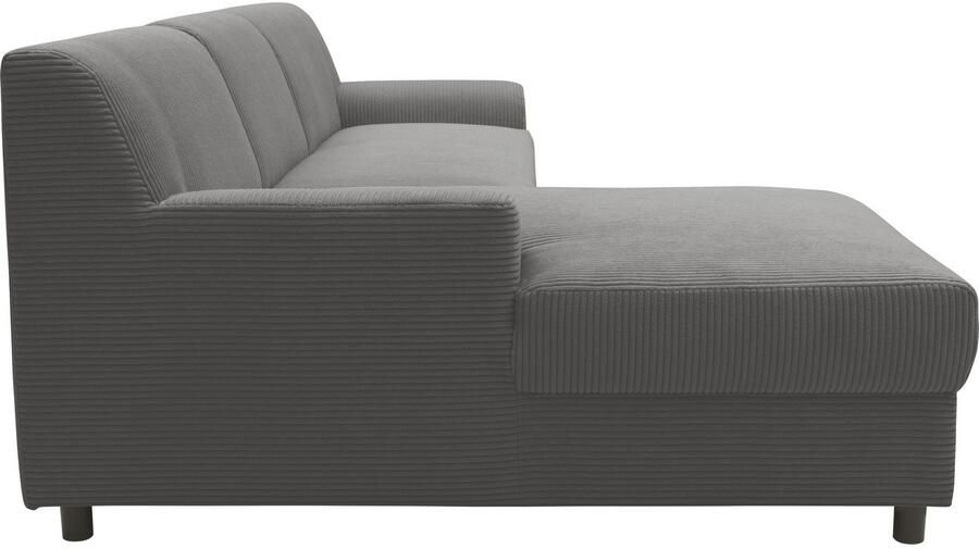 DOMO collection Hoekbank Turah 2 L-Vorm Corduroy of Luxe-Microvezel comfortabele binnenvering - Foto 8