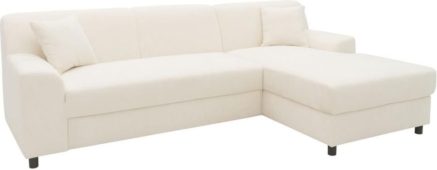 DOMO collection Hoekbank Turah 2 L-Vorm Corduroy of Luxe-Microvezel comfortabele binnenvering - Foto 11