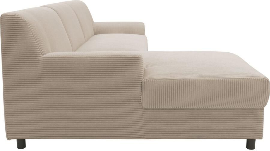 INOSIGN Hoekbank Turah 2 L-vorm in Cord en waterafstotende microvezel Vering B D H: 241 146 79 cm incl. sierkussen optioneel met bedfunctie - Foto 8