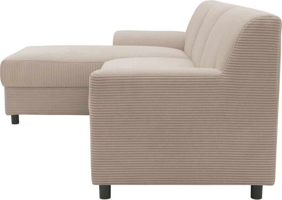 INOSIGN Hoekbank Turah 2 L-vorm in Cord en waterafstotende microvezel Vering B D H: 241 146 79 cm incl. sierkussen optioneel met bedfunctie - Foto 5