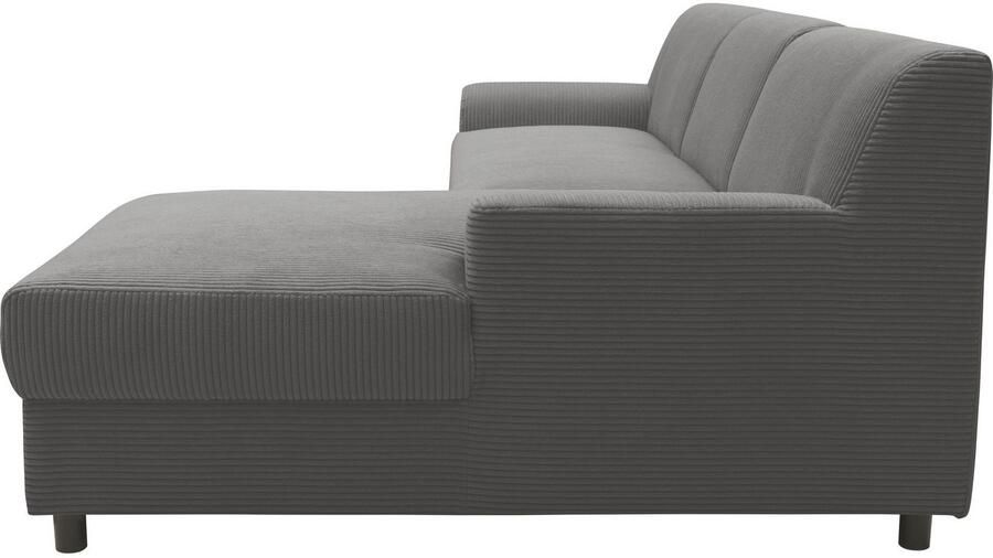 DOMO collection Hoekbank Turah 2 L-Vorm Corduroy of Luxe-Microvezel comfortabele binnenvering - Foto 8