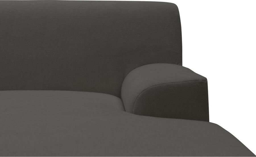 DOMO collection Hoekbank Turah 2 L-Vorm Corduroy of Luxe-Microvezel comfortabele binnenvering - Foto 6