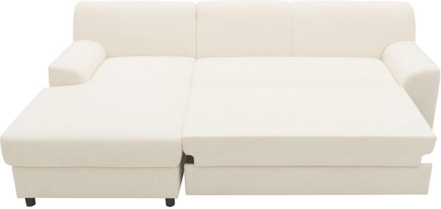 DOMO collection Hoekbank Turah 2 L-Vorm Corduroy of Luxe-Microvezel comfortabele binnenvering - Foto 8