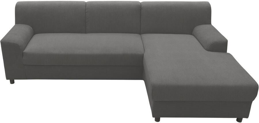 DOMO collection Hoekbank Turah 2 L-Vorm Corduroy of Luxe-Microvezel comfortabele binnenvering - Foto 9