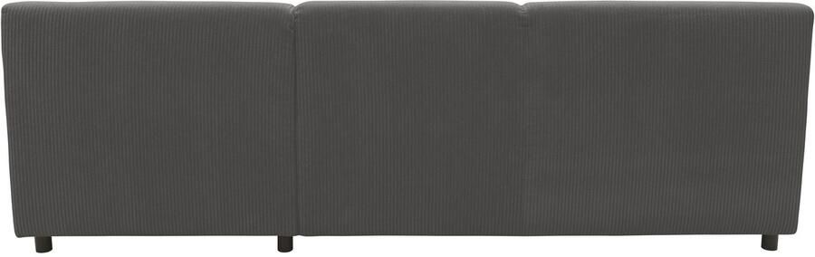 DOMO collection Hoekbank Turah 2 L-Vorm Corduroy of Luxe-Microvezel comfortabele binnenvering - Foto 13