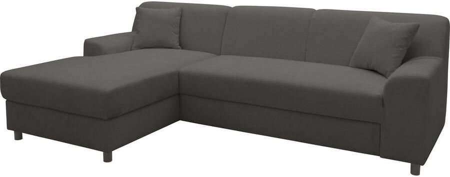 DOMO collection Hoekbank Turah 2 corduroy of luxe microvezel met pocketvering met bedfunctie - Foto 8
