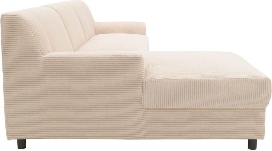 DOMO collection Hoekbank Turah 2 L-Vorm Corduroy of Luxe-Microvezel comfortabele binnenvering - Foto 8