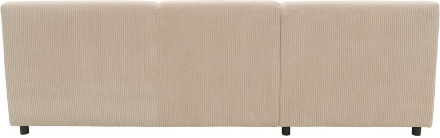 DOMO collection Hoekbank Turah 2 L-Vorm Corduroy of Luxe-Microvezel comfortabele binnenvering - Foto 12