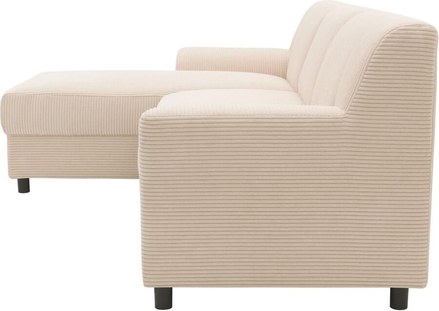 DOMO collection Hoekbank Turah 2 L-Vorm Corduroy of Luxe-Microvezel comfortabele binnenvering - Foto 5