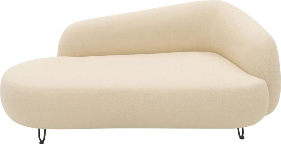 DOMO collection Récamier Poika ook als fauteuil en poef bestelbaar bekleding van faux fur - Foto 5