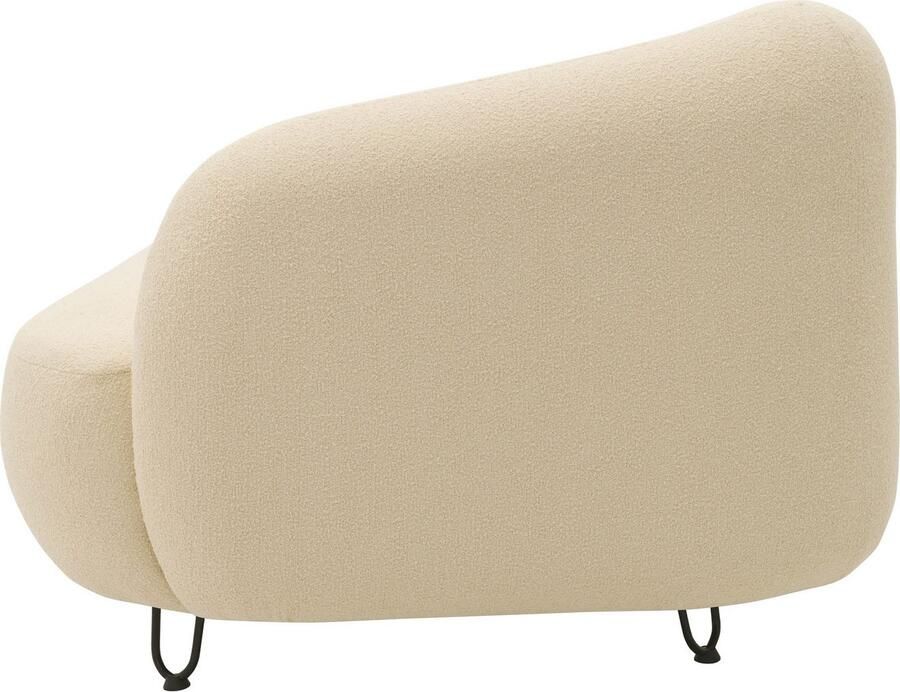 DOMO collection Récamier Poika ook als fauteuil en poef bestelbaar bekleding van faux fur - Foto 2