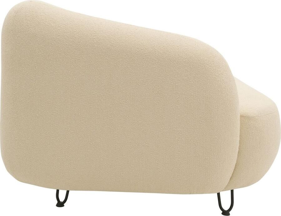 DOMO collection Récamier Poika ook als fauteuil en poef bestelbaar bekleding van faux fur - Foto 2