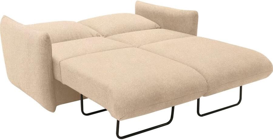 DOMO collection Slaapbank 700023 Slaapbank functie binnenvering 2-zits stabiel ligoppervlak Zitvlakken afzonderlijk uitklapbaar om te slapen relaxen en ontspannen - Foto 7
