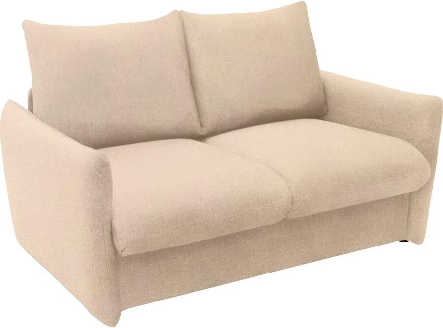 DOMO collection Slaapbank 700023 Slaapbank functie binnenvering 2-zits stabiel ligoppervlak Zitvlakken afzonderlijk uitklapbaar om te slapen relaxen en ontspannen - Foto 4